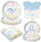168 Pcs Under The Sea Baby Shower Tableware Set – Plates, Napkins & Utensils (Blue-ocean)